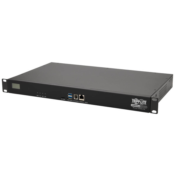 Tripp Lite 16-Port Console Server, USB Ports (2) - Dual GbE NIC, 16 Gb Flash, SD Card, Wi-Fi, Desktop/1U Rack, TAA B098-016 037332218056