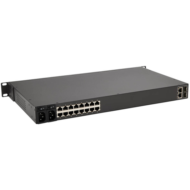 Tripp Lite 16-Port Console Server, USB Ports (2) - Dual GbE NIC, 16 Gb Flash, SD Card, Wi-Fi, Desktop/1U Rack, TAA B098-016 037332218056