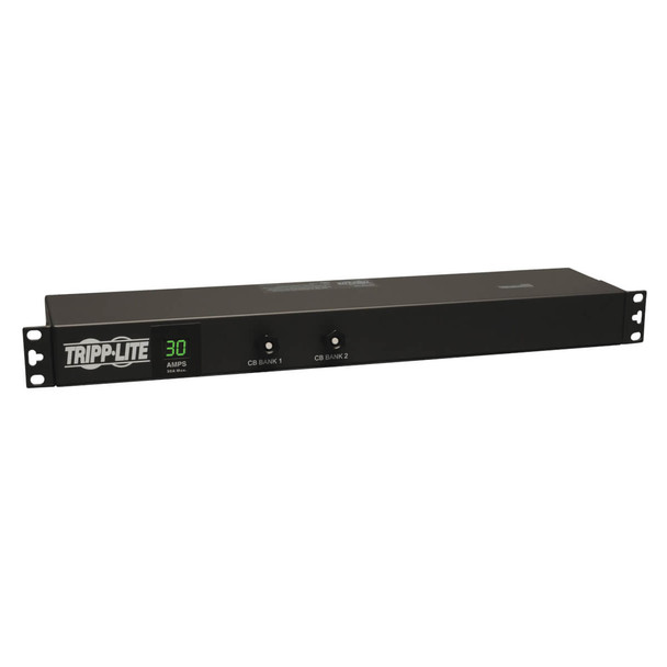 Tripp Lite 2.9kW Single-Phase Metered PDU, 120V Outlets (12 5-15/20R), L5-30P, 15ft Cord, 1U Rack-Mount PDUMH30 037332157676