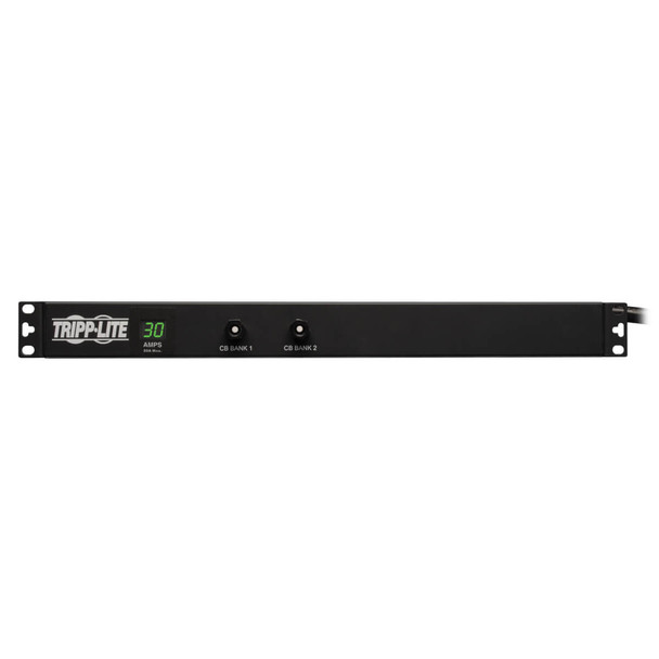 Tripp Lite 2.9kW Single-Phase Metered PDU, 120V Outlets (12 5-15/20R), L5-30P, 15ft Cord, 1U Rack-Mount PDUMH30 037332157676