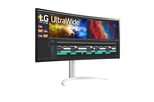 LG 38WP85C-W computer monitor 96.5 cm (38") 3840 x 1600 pixels UltraWide Quad HD+ LED Silver 38WP85C-W 195174014011