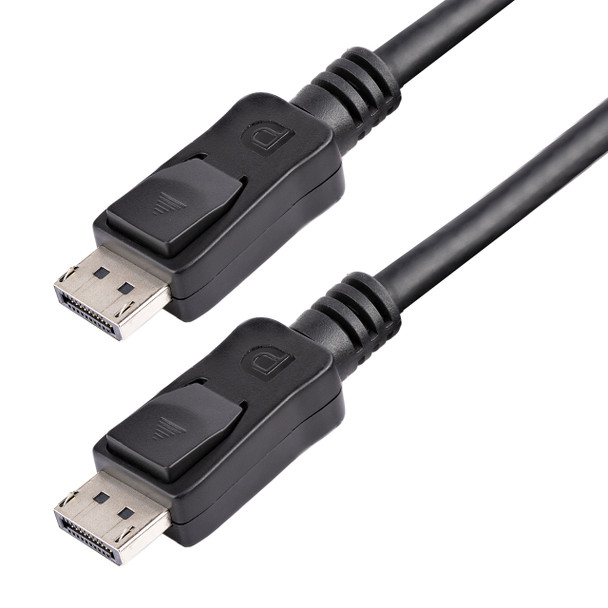 StarTech.com 6ft (2m) DisplayPort 1.2 Cable 10 Pack, 4K x 2K Ultra HD VESA Certified DisplayPort Cable, HBR2, DP to DP Cable for Monitor, Latching DP Connectors - DP 1.2 Cable Male/Male DISPLPORT6L10PK 065030894142