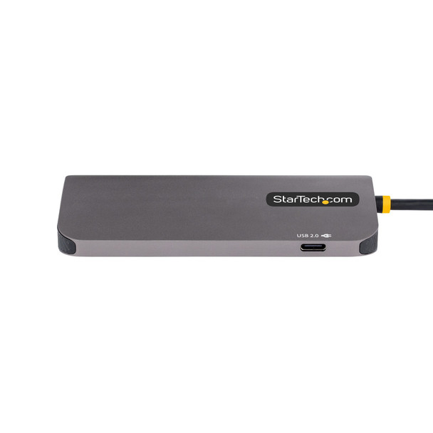 StarTech.com USB C Multiport Adapter, 4K 60Hz HDMI Video, 3 Port 5Gbps USB Hub, 100W Power Delivery Pass-Through, GbE, 12"/30cm Cable, Mini Travel Dock, Laptop Docking Station 127B-USBC-MULTIPORT 065030897372