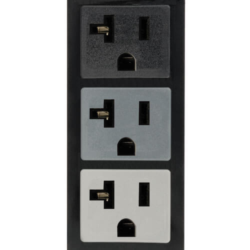 Tripp Lite PDU3MV6L2120LV power distribution unit (PDU) 42 AC outlet(s) 0U Black PDU3MV6L2120LV 037332163899