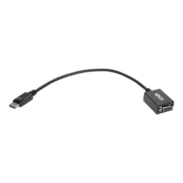 Tripp Lite P134-001-VGA DisplayPort to VGA Active Adapter Video Converter, Black (M/F), 1 ft. (0.31 m) P134-001-VGA 037332212870