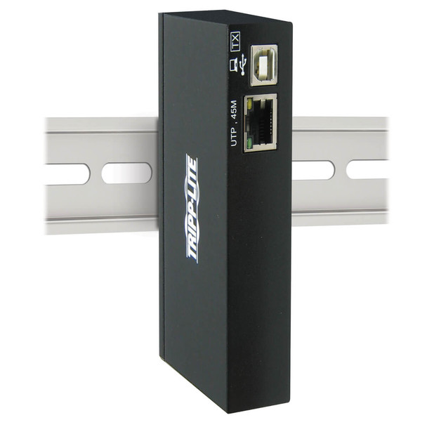 Tripp Lite B203-101-IND 1-Port Industrial USB over Cat6 Extender, ESD Protection, PoC - USB 2.0, Mountable, 150 ft. (45.72 m), TAA B203-101-IND 037332256072