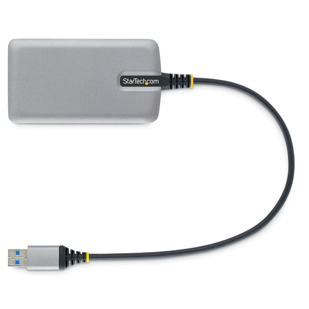 StarTech.com 3-Port USB Hub with Ethernet - 3x USB-A Ports - Gigabit Ethernet (RJ-45) - USB 3.0 5Gbps - Bus-Powered - 1ft/30cm Long Cable - Portable Laptop USB Hub Adapter w/ GbE 5G3AGBB-USB-A-HUB 065030893244