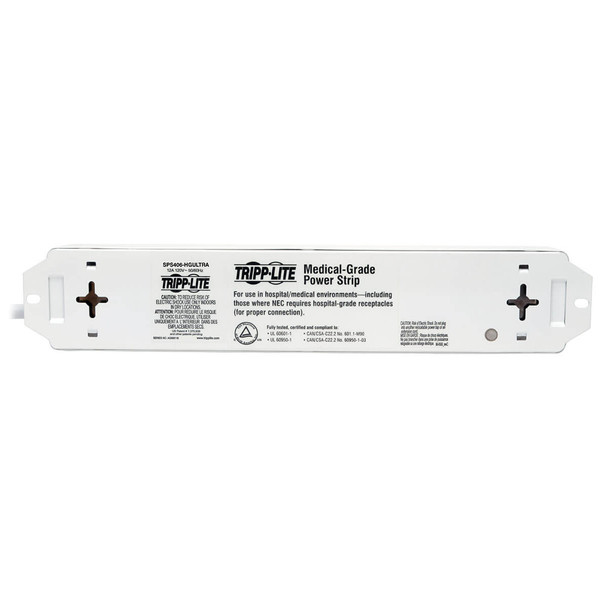 Tripp Lite SPS406HGULTRA surge protector White 4 AC outlet(s) 120 V 1.83 m SPS406HGULTRA 037332194091