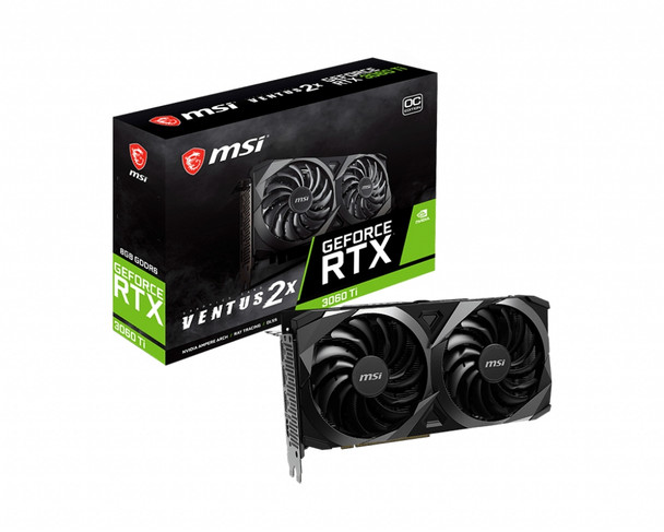 MSI GeForce RTX 3060 Ti VENTUS 2X OC NVIDIA 8 GB GDDR6 G306TV2X8CL 824142259351