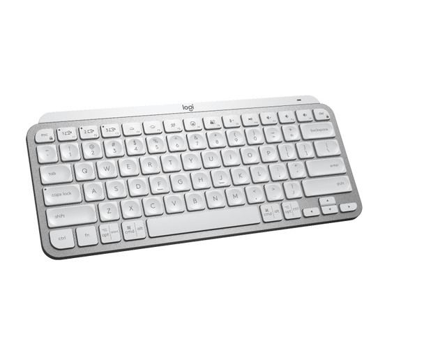 Logitech MX Keys Mini keyboard RF Wireless + Bluetooth QWERTY US English Aluminium, White 920-010473 097855169594