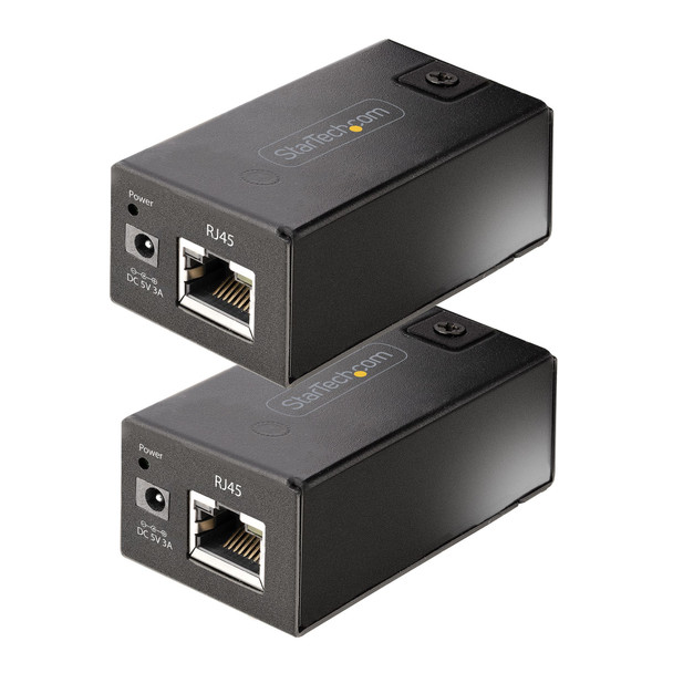 StarTech.com USB 2.0 Extender over Cat5e/Cat6 Cable (RJ45), 492ft/150m USB Over Ethernet Extender/Adapter Kit, Externally Powered USB Extender, USB to Ethernet Converter, 480 Mbps C15012-USB-EXTENDER 065030893176