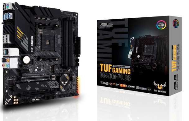 ASUS TUF GAMING B550M PLUS AMD B550 Socket AM4 micro ATX TUF GAMING B550M-PLUS 192876750155