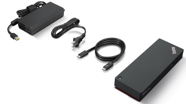 Lenovo ThinkPad Universal Thunderbolt 4 Smart Dock Wired Black 40B10135US 195348677332