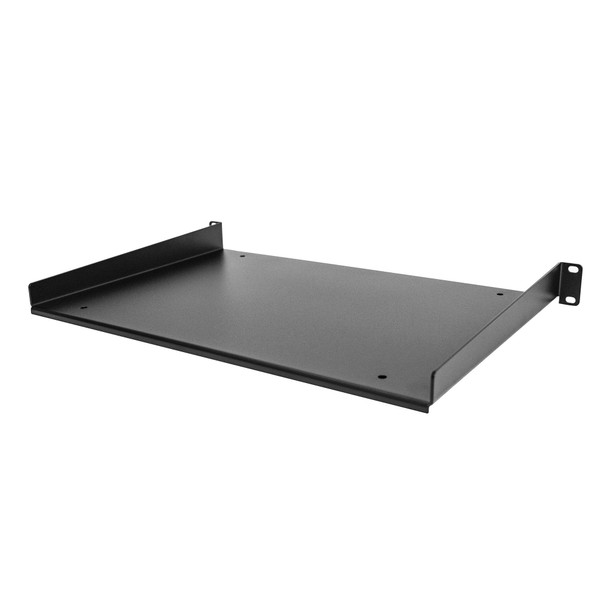 StarTech.com 1U Server Rack Shelf - Universal Rack Mount Cantilever Shelf for 19" Network Equipment Rack & Cabinet - Durable Design - Weight Capacity 55lb/25kg - 12" Deep Tray SHELF-1U-12-FIXED-S 065030893718