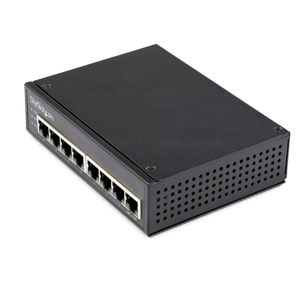 StarTech.com Industrial 8 Port Gigabit PoE Switch - 30W - Power Over Ethernet Switch - GbE PoE+ Unmanaged Switch - Rugged High Power Gigabit Network Switch IP-30/-40 C to 75 C IESC1G80UP 065030889605