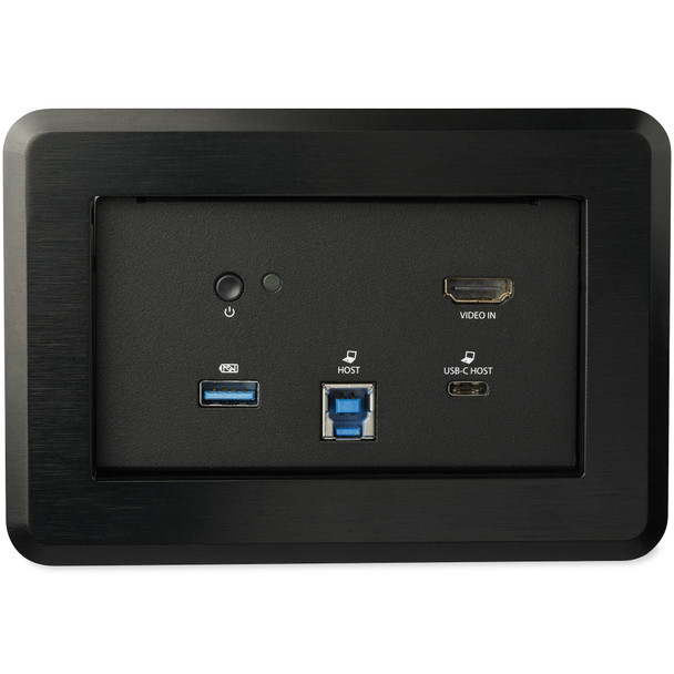 StarTech.com Conference Room Docking Station - Universal Laptop Dock - 4K HDMI, 60W Power Delivery, USB Hub, GbE, Audio - In-Table Connectivity Box For Huddle/Boardroom Collaboration Space KITBZDOCK 065030891219