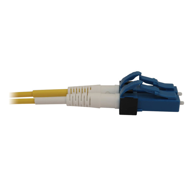 Tripp Lite N370X-03M 400G Duplex Singlemode 9/125 OS2 Switchable Fiber Optic Cable (LC/UPC M/M), LSZH, Yellow, 3 m (9.8 ft.) N370X-03M 037332271792