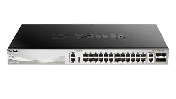 D-Link DGS-3130-30TS Managed L3 Gigabit Ethernet (10/100/1000) Black, Grey DGS-3130-30TS 790069435256
