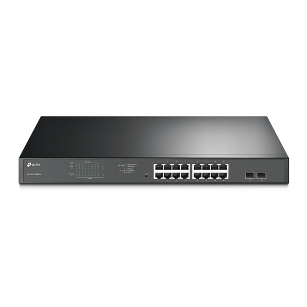 TP-Link JetStream 16-Port Gigabit Easy Smart PoE/PoE+ Switch TL-SG1218MPE 845973086923