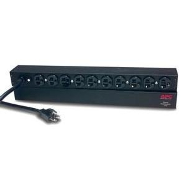 APC Rack PDU, Basic, 1U, 20A, 120V power distribution unit (PDU) Black AP9563 731304203889