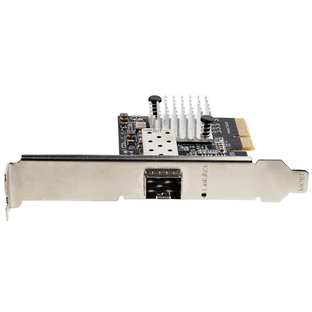 StarTech.com 10G PCIe SFP+ Card - Single SFP+ Port Network Adapter - Open SFP+ for MSA-Compliant Modules/Direct-Attach Cables - 10 Gigabit Fiber PCIe NIC - PCI Express SFP+ Network Card PEX10GSFP 065030891295