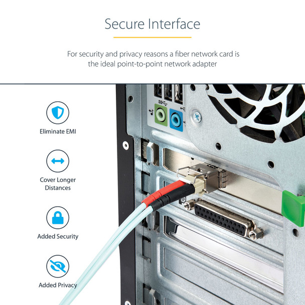 StarTech.com 10G PCIe SFP+ Card - Single SFP+ Port Network Adapter - Open SFP+ for MSA-Compliant Modules/Direct-Attach Cables - 10 Gigabit Fiber PCIe NIC - PCI Express SFP+ Network Card PEX10GSFP 065030891295