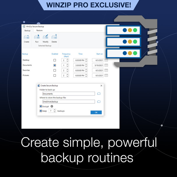 WinZip 26 Pro Full 1 license(s) ESDWZ27PROML 735163163261