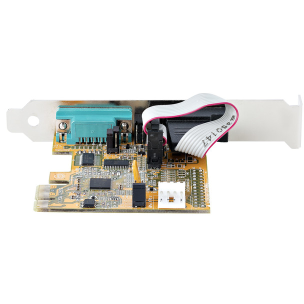 StarTech.com 2-Port PCI Express Serial Card, Dual Port PCIe to RS232 (DB9) Serial Card, 16C1050 UART, Standard or Low Profile Brackets, COM Retention, For Windows & Linux 21050-PC-SERIAL-CARD 065030894760