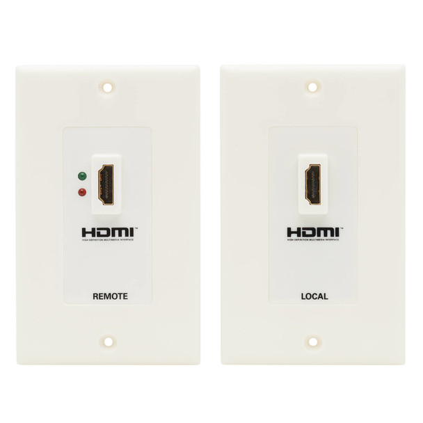 Tripp Lite P167-000 HDMI over Dual Cat5/Cat6 Extender Wall Plate Kit with Transmitter and Receiver, TAA P167-000 037332143730