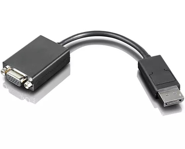 Lenovo 4X91D96893 DisplayPort cable 0.02 m VGA (D-Sub) Black 4X91D96893 195892021025