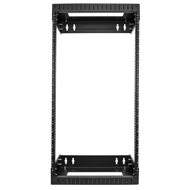 StarTech.com 21U 19" Wall Mount Network Rack - Adjustable Depth 12-20" 2 Post Open Frame Server Room Rack for AV/Data/ IT Communication/Computer Equipment/Switch w/Cage Nuts & Screws RACK-21U-20-WALL-OA 065030893916