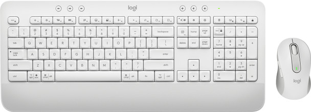 Logitech Signature MK650 Combo For Business keyboard Mouse included RF Wireless + Bluetooth QWERTY US English White 920-011018 097855179685