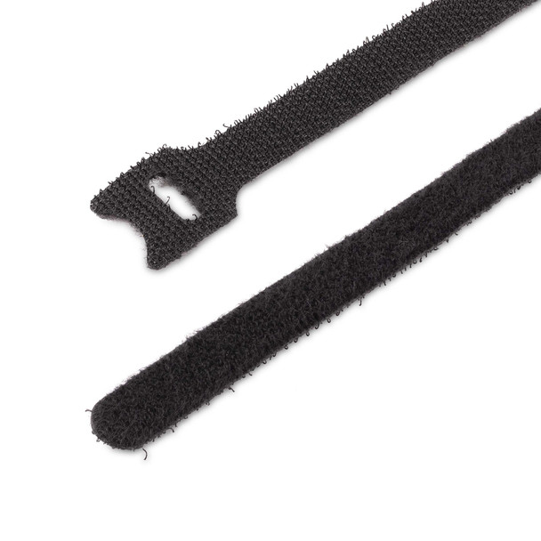 StarTech.com 6in Hook and Loop Cable Ties - 50 Pack - Black - Reusable Cable Straps - Adjustable and Flexible - Cord Organizer Tie/Wraps for Cable Management - Wire Loop Ties B506I-HOOK-LOOP-TIES 065030894104