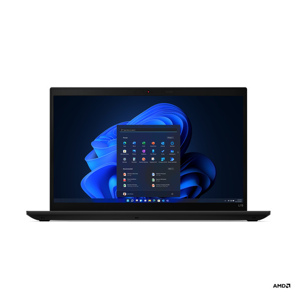 Lenovo ThinkPad L15 5675U Notebook 39.6 cm (15.6") Touchscreen Full HD AMD Ryzen 5 PRO 16 GB DDR4-SDRAM 512 GB SSD Wi-Fi 6E (802.11ax) Windows 11 Pro Black 21C7000XUS 196379683682