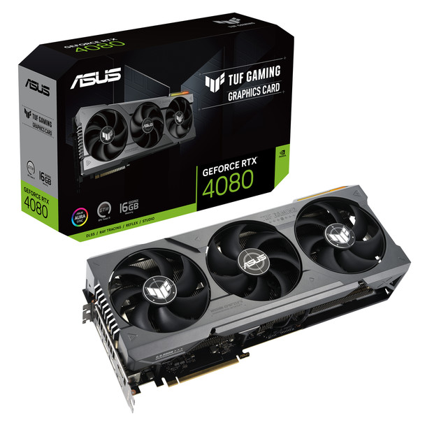 ASUS TUF Gaming TUF-RTX4080-16G-GAMING graphics card NVIDIA GeForce RTX 4080 16 GB GDDR6X TUF-RTX4080-16G-GAMING 195553950756