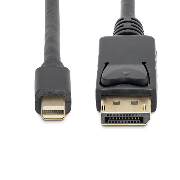 StarTech.com 6ft Mini DisplayPort to DisplayPort 1.2 Cable - 10 Pack - 4Kx2K UHD Mini DisplayPort to DisplayPort Adapter - Mini DP to DP Cable for Monitor - mDP to DP Converter Cord MDP2DPMM610PK 065030894173