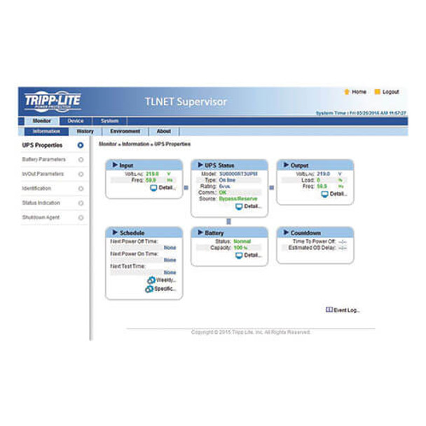 Tripp Lite TLNETCARD SNMP/Web/Modbus Management Accessory Card for compatible UPS Systems TLNETCARD 037332191670