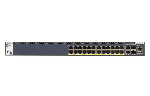 NETGEAR M4300-28G-PoE+ Managed L2/L3/L4 10G Ethernet (100/1000/10000) Power over Ethernet (PoE) 1U Black GSM4328PA-100NES 606449112771