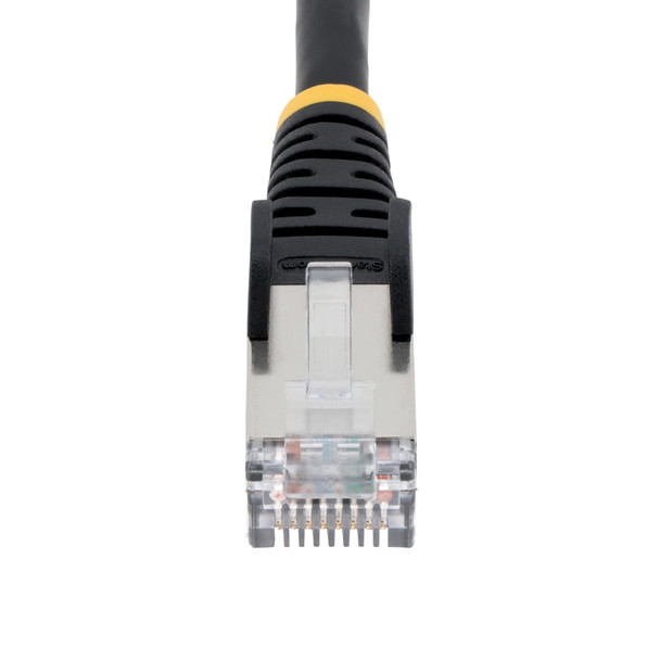 StarTech.com NLBK-8F-CAT6A-PATCH networking cable Black 2.4 m S/FTP (S-STP) NLBK-8F-CAT6A-PATCH 065030896726