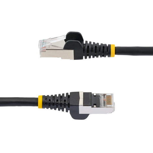StarTech.com NLBK-25F-CAT6A-PATCH networking cable Black 7.6 m S/FTP (S-STP) NLBK-25F-CAT6A-PATCH 065030896429