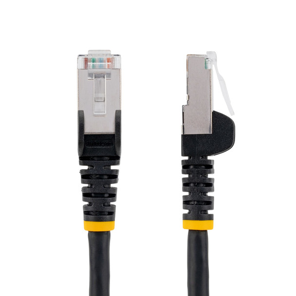 StarTech.com NLBK-12F-CAT6A-PATCH networking cable Black 3.6 m S/FTP (S-STP) NLBK-12F-CAT6A-PATCH 065030896276