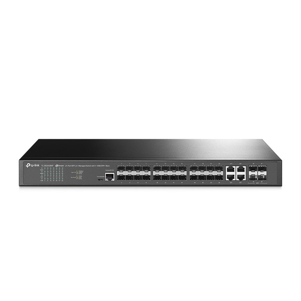 TP-Link JetStream 24-Port SFP L2+ Managed Switch with 4 10GE SFP+ Slots TL-SG3428XF 840030708213