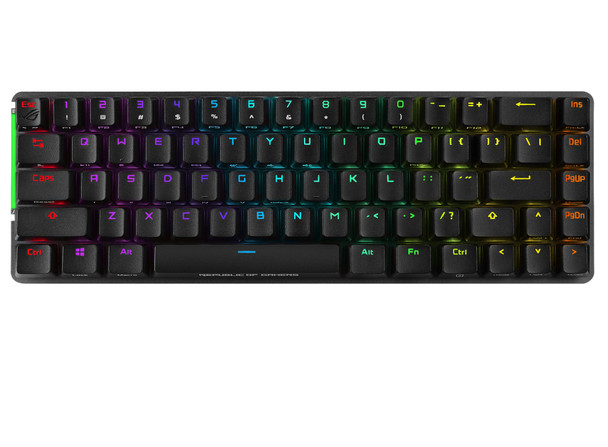 ASUS KB M601 ROG FALCHION BL US Wireless Gaming Keyboard RGB Cherry MX Blue M601 ROG FALCHION/BL/US 192876864494