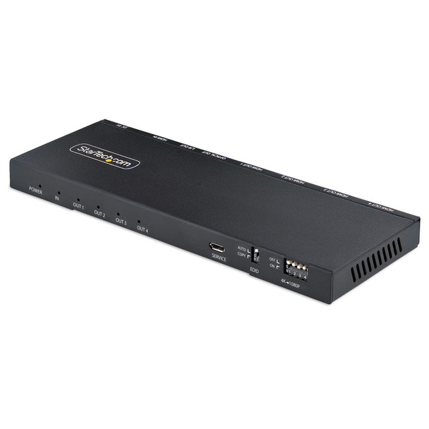 StarTech AC HDMI-SPLITTER-44K60S 4Port HDMI Splitter 4K 60Hz 1 In 4 Out Retail HDMI-SPLITTER-44K60S 65030897204