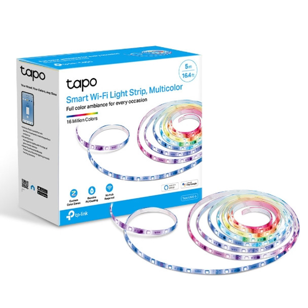 TP-Link AP Tapo L920-5 16.4ft Smart Light Strip Multicolor Retail TAPO L920-5 840030705151