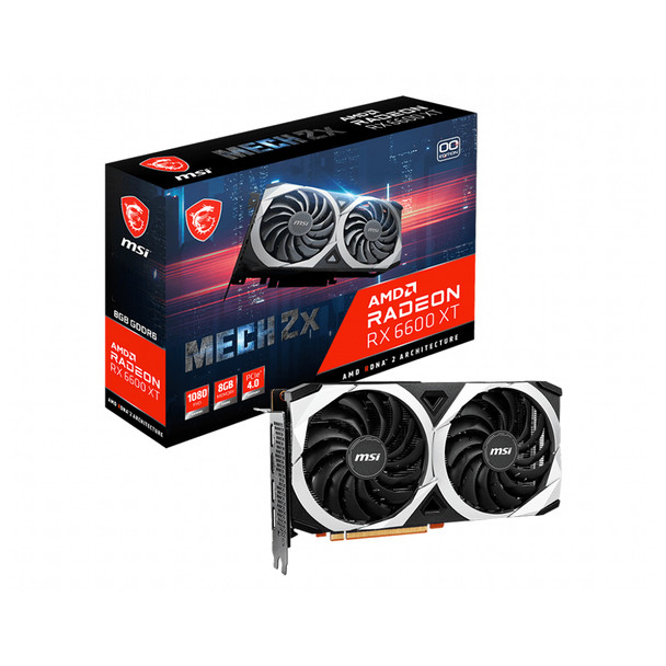 MSI VCX R6600XTM2X8C RX 6600 XT MECH 2X 8G OC 8GB GDDR6 PCIE Retail R6600XTM2X8C 824142261408