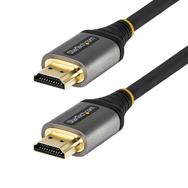 StarTech.com 16ft (5m) Premium Certified HDMI 2.0 Cable - High-Speed Ultra HD 4K 60Hz HDMI Cable with Ethernet - HDR10, ARC - UHD HDMI Video Cord - For UHD Monitors, TVs, Displays - M/M 065030889148