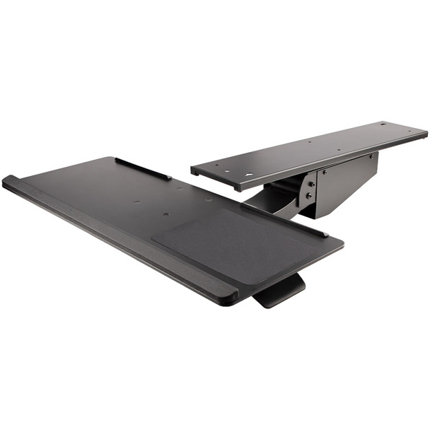 StarTech.com Under Desk Keyboard Tray - Full Motion & Height Adjustable Keyboard and Mouse Tray, 10"x26" Platform - Ergonomic Desk Mount Computer Keyboard Tray with Mouse Pad & Wrist Rest 065030889889