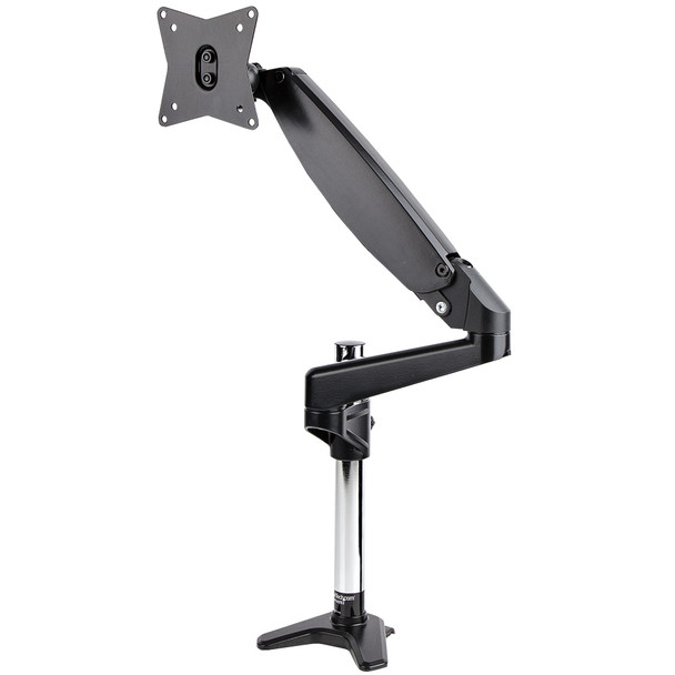 StarTech.com Desk Mount Monitor Arm for Single VESA Display up to 32" or 49" Ultrawide 8kg/17.6lb - Full Motion Articulating & Height Adjustable - C-Clamp, Grommet - Single Monitor Arm 065030891691