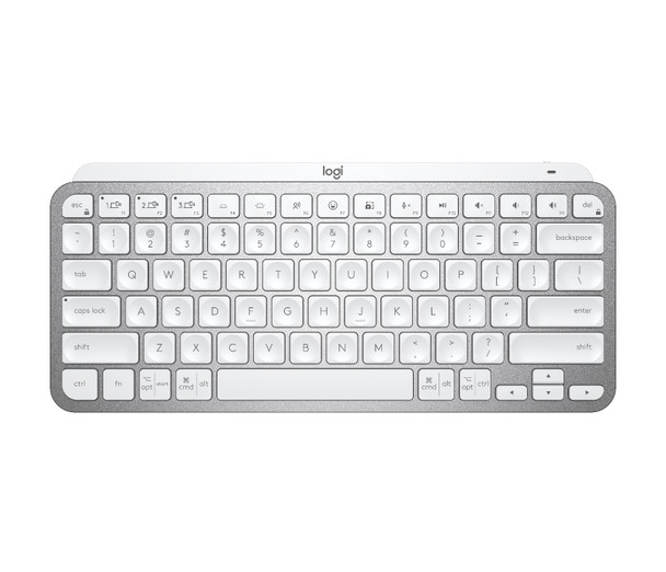 Logitech MX Keys Mini keyboard RF Wireless + Bluetooth QWERTY US English Aluminium, White 097855169594